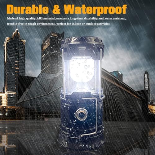 XTAUTO lantern solar and USB charging features