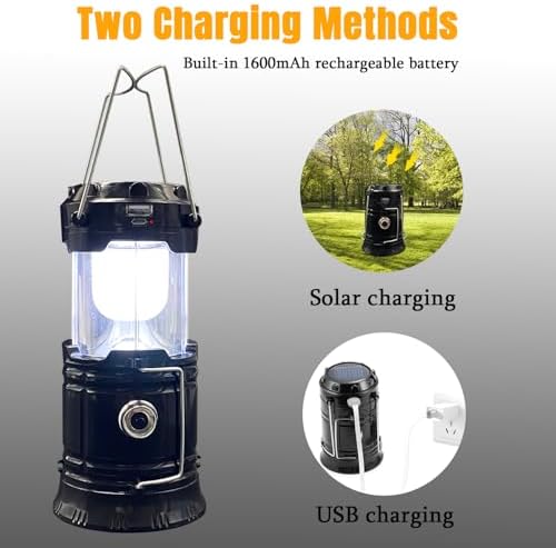XTAUTO lantern for home outage and camping use